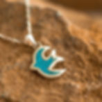 Thumbnail: Swallow Necklace 925 Sterling Silver