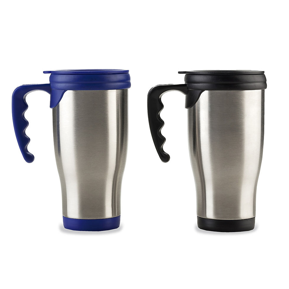 MUG DOBLE PARED EN ACERO 16 OZ