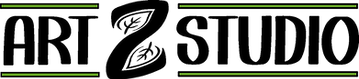 Art Z leaf logo new text and bar_edited_