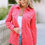 Thumbnail: Claire Buttoned Flap Pocket Corduroy Jacket