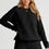 Thumbnail: Adalyn Textured Long Sleeve Top and Drawstring Sho
