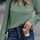 Thumbnail: Sawyer Ribbed Round Neck Knit Long Sleeve Top