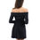 Thumbnail: Royalton Off-Shoulder Long Sleeve Mini Dress
