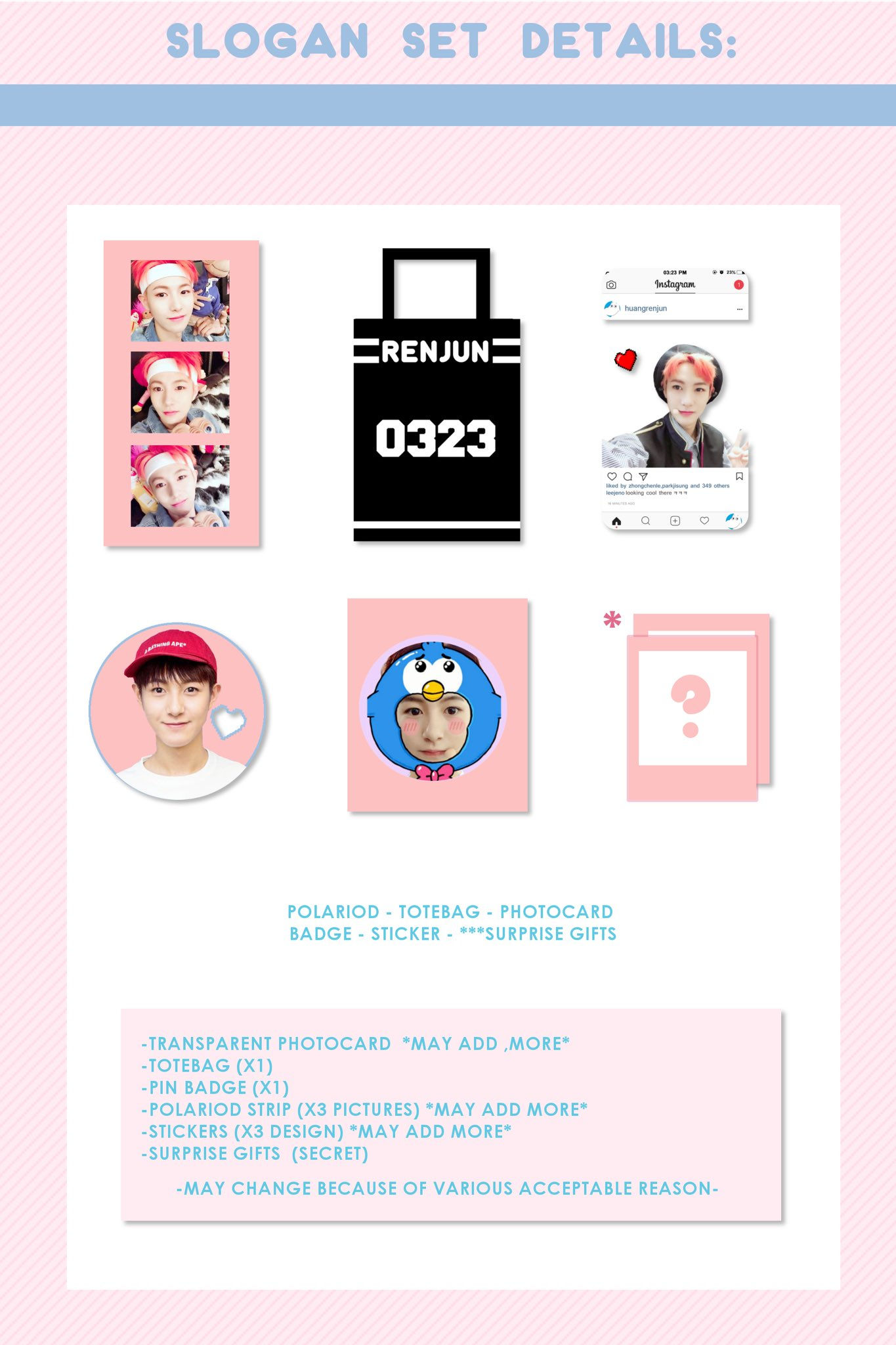 NCT Renjun 1st Slogan by @renjunfanbase