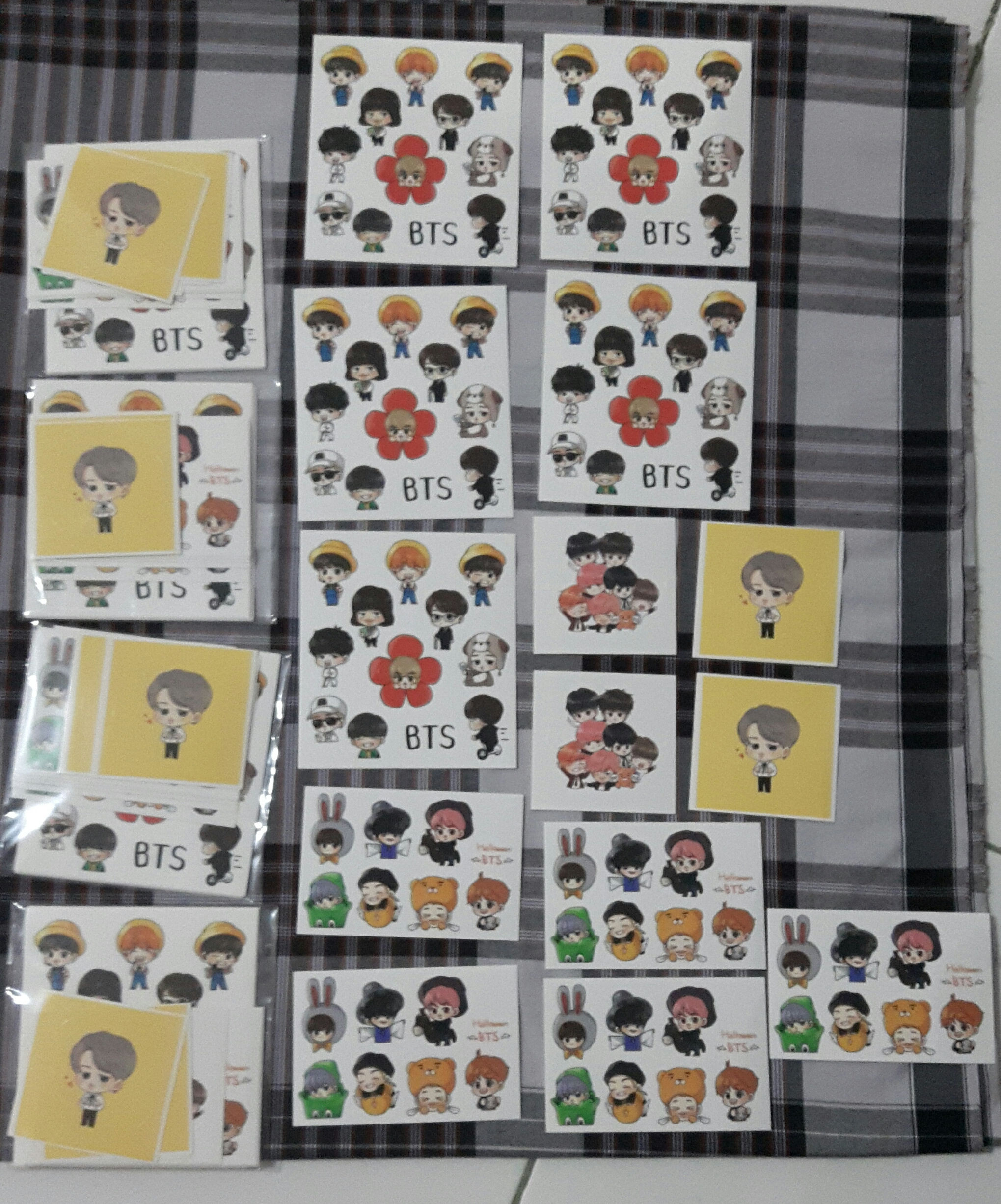 BTS Muster & Halloween Sticker Set