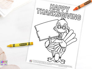 Turkey Coloring Page