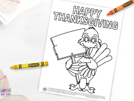Turkey Coloring Page