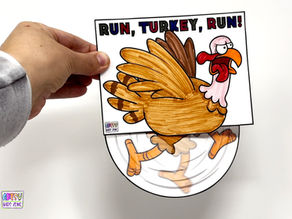 Turkey Run: A Thanksgiving Turkey Craft For Kids & Teens
