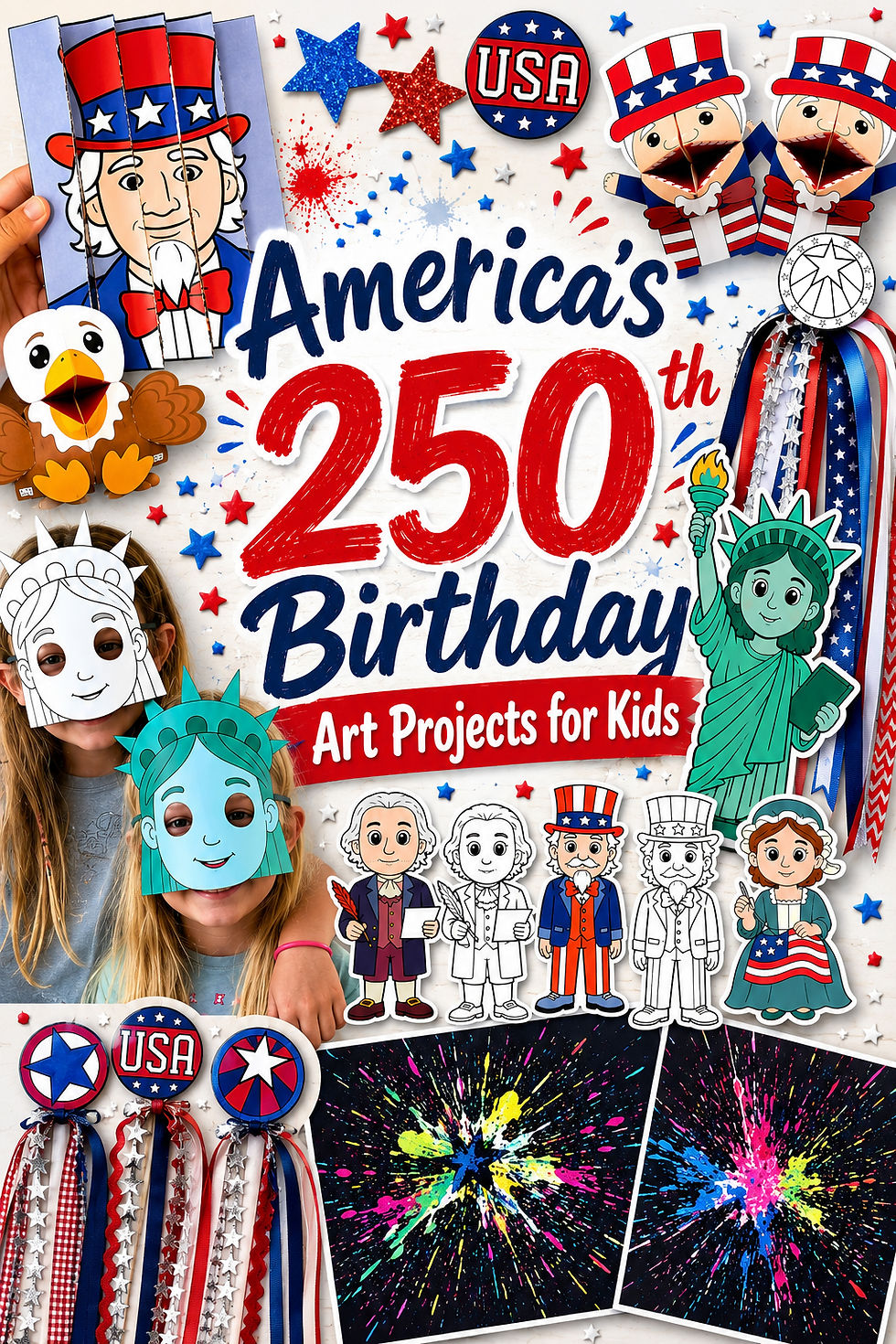 America’s 250th Birthday Art Projects for Kids.