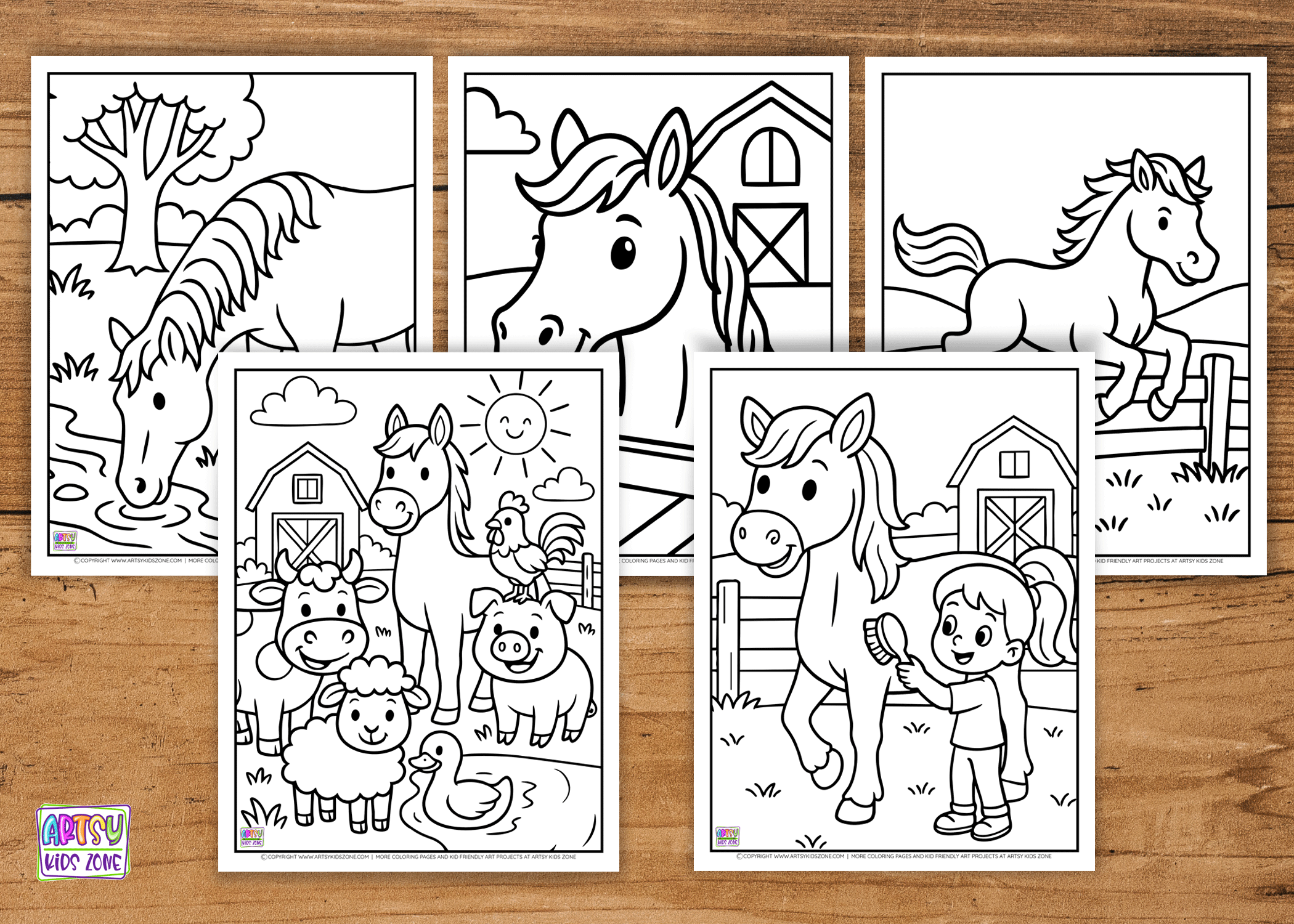 Horse Coloring Pages