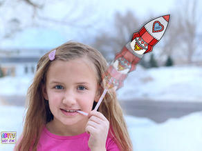 Valentine's Day Straw Rockets: Stem Activities For Kids