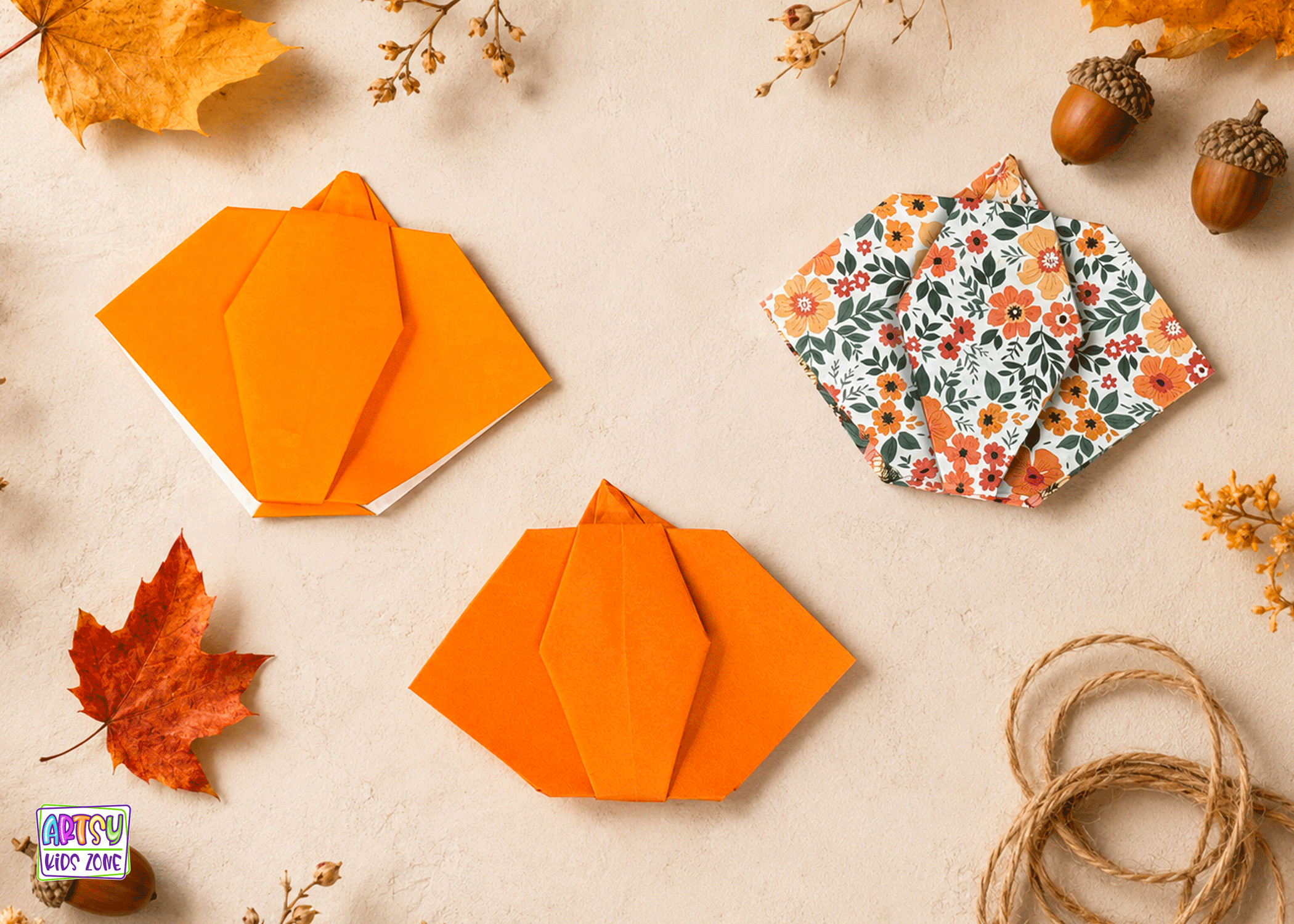 Origami Pumpkin