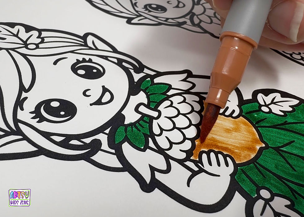 Coloring template.