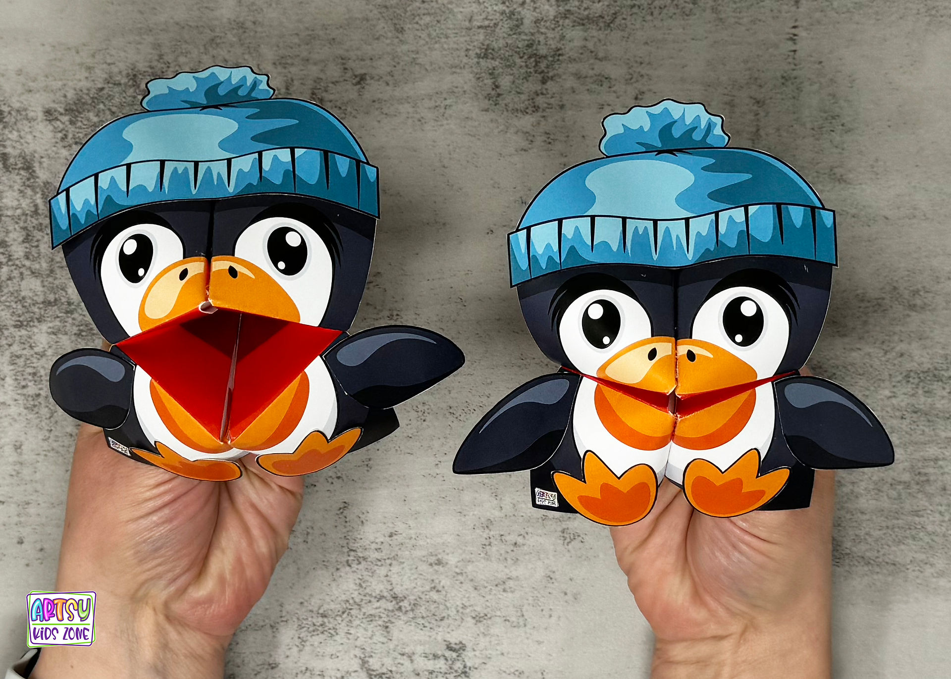 Penguin Cootie Catchers