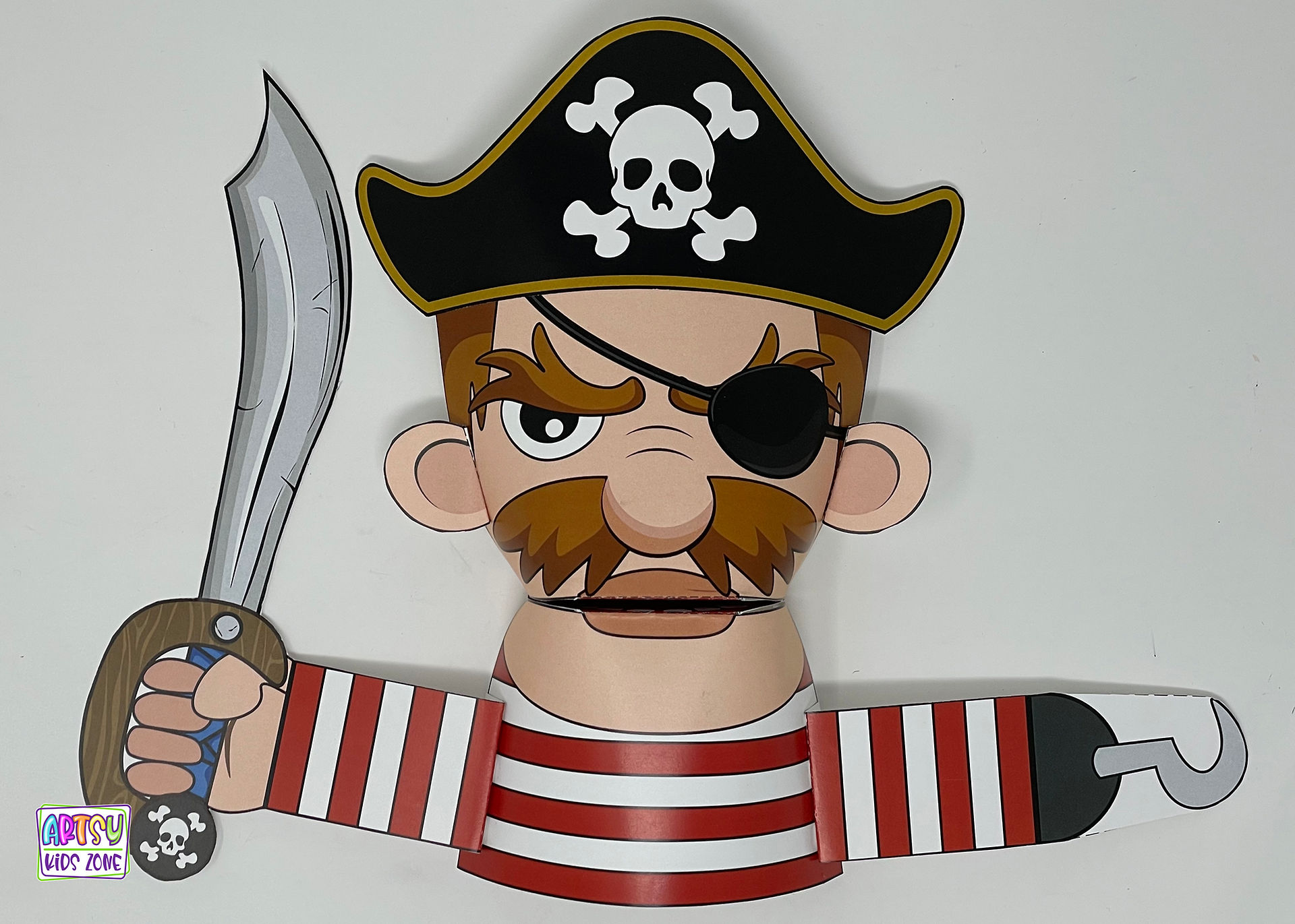 Pirate Paper Puppet