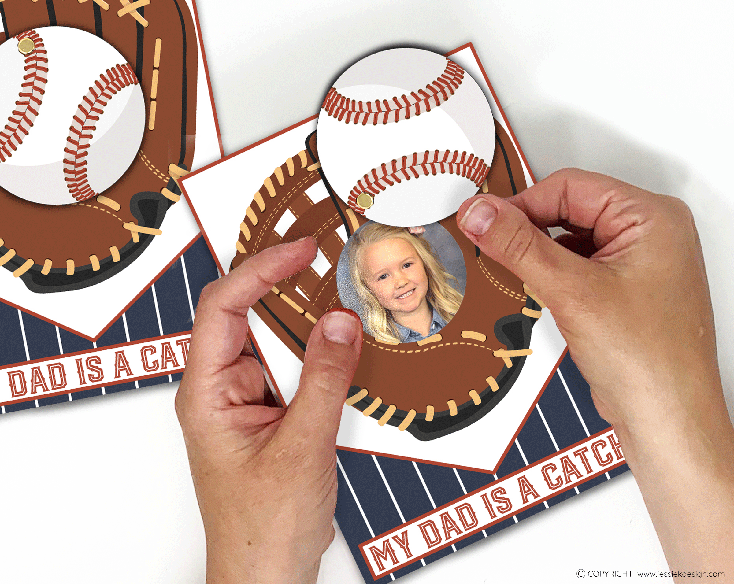 Father's Day Baseball Card | Jessie K Design