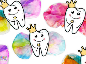 Coffee Filter Tooth Fairy Craft
