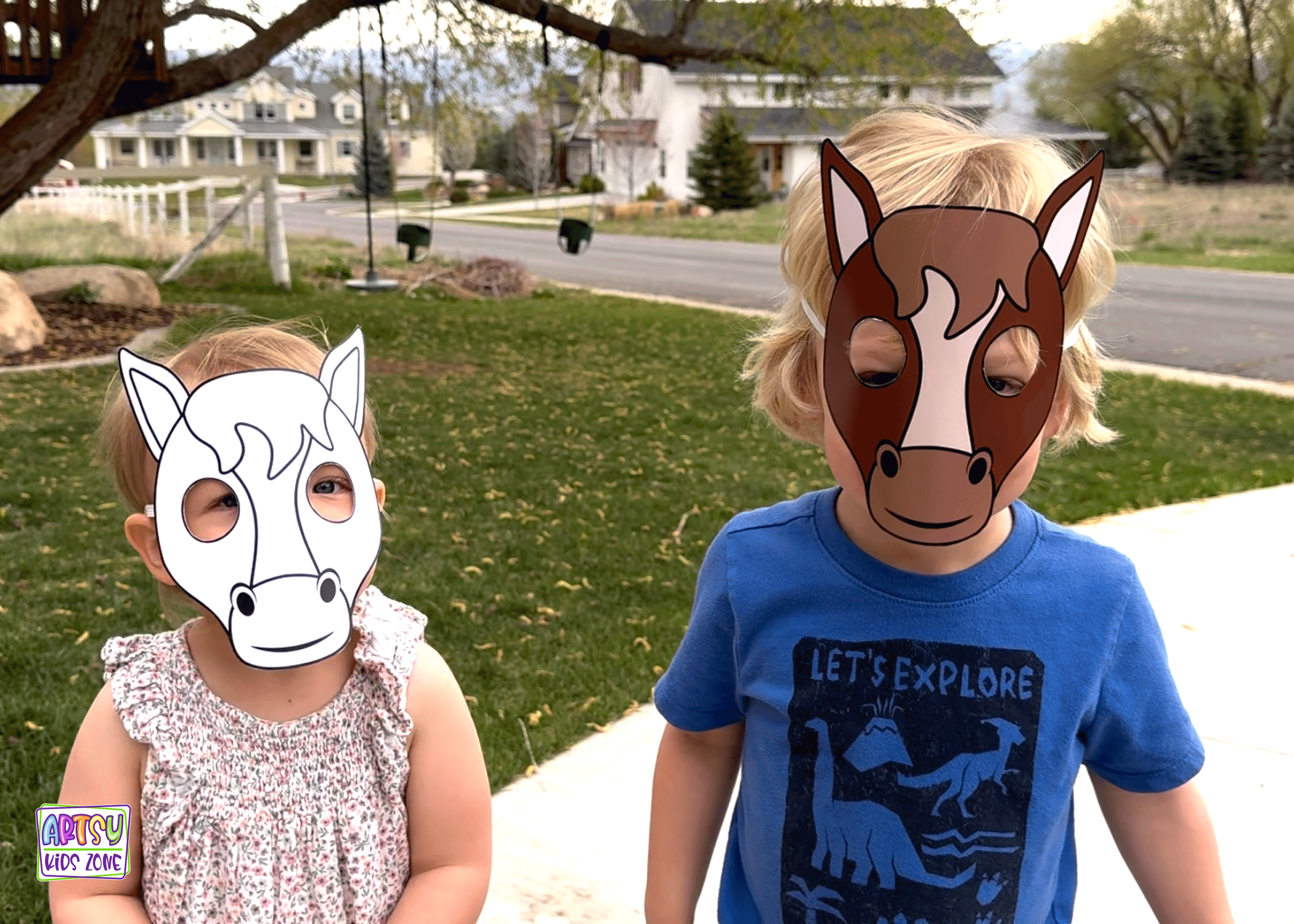 Printable Horse Mask