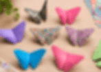 Origami Butterflies tutorial.