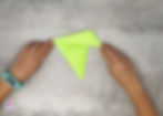 Folding Halloween Origami Witch Fingers.