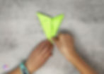 Folding Halloween Origami Witch Fingers.