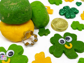 Mint Scented Playdough Recipe: St. Patrick's Day Playdough