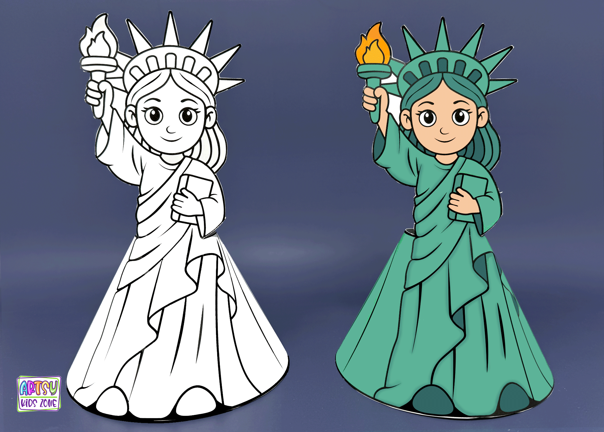 Statue of Liberty Paper Doll
