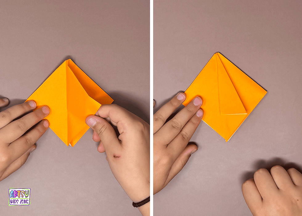 Move and fold flap over.