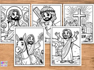 Religious Easter Coloring Pages