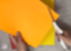 Example of cutting handprints out.