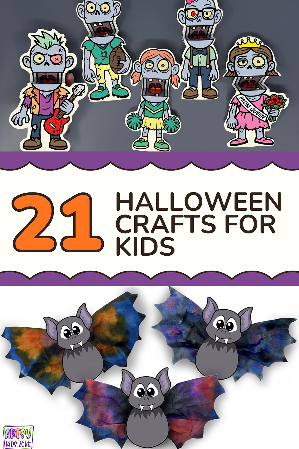 21 Halloween Crafts for Kids.