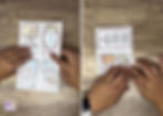 Next, fold the paper in half the opposite direction (long side to long side).