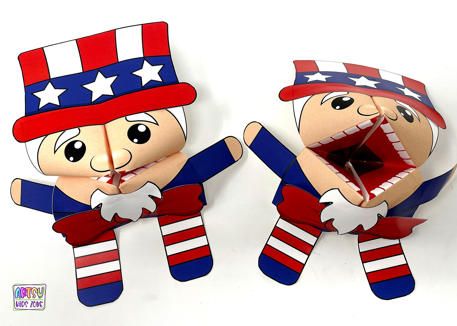 Uncle Sam Origami Art Project
