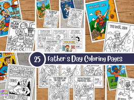 25+ Father's Day Coloring Pages