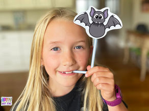 Flying Bat Straw Rockets