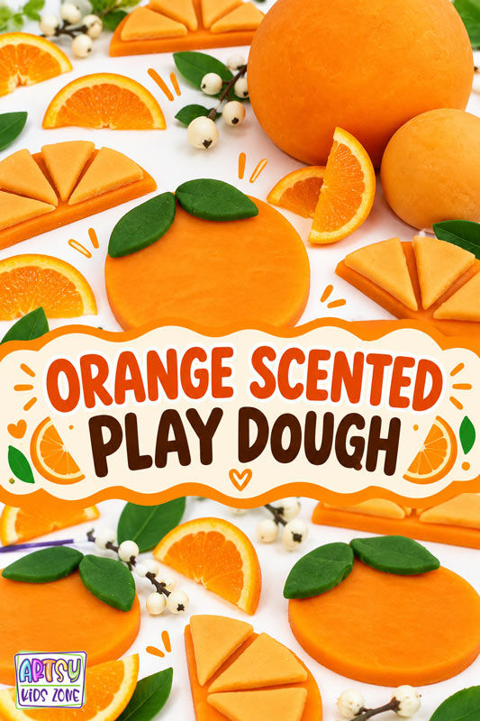 Orange Scented Playdough.