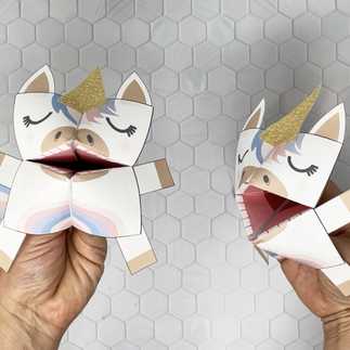 Unicorn Cootie Catcher