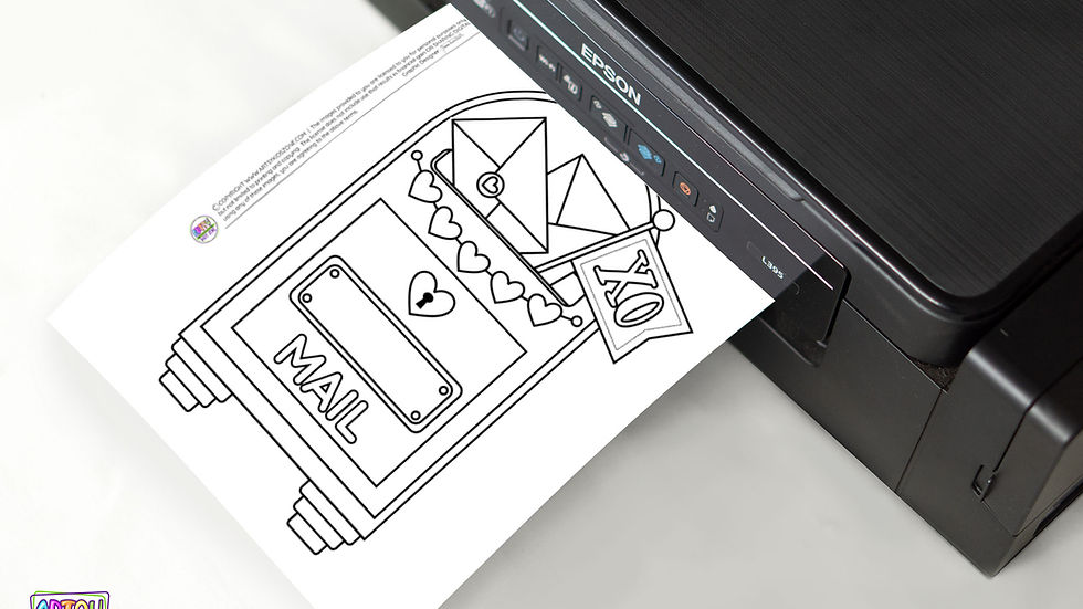 Printing template.
