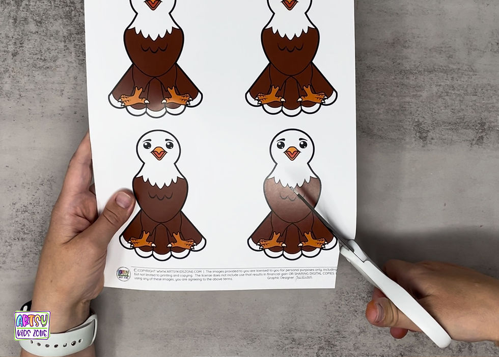 Coffee Filter Bald Eagle Craft