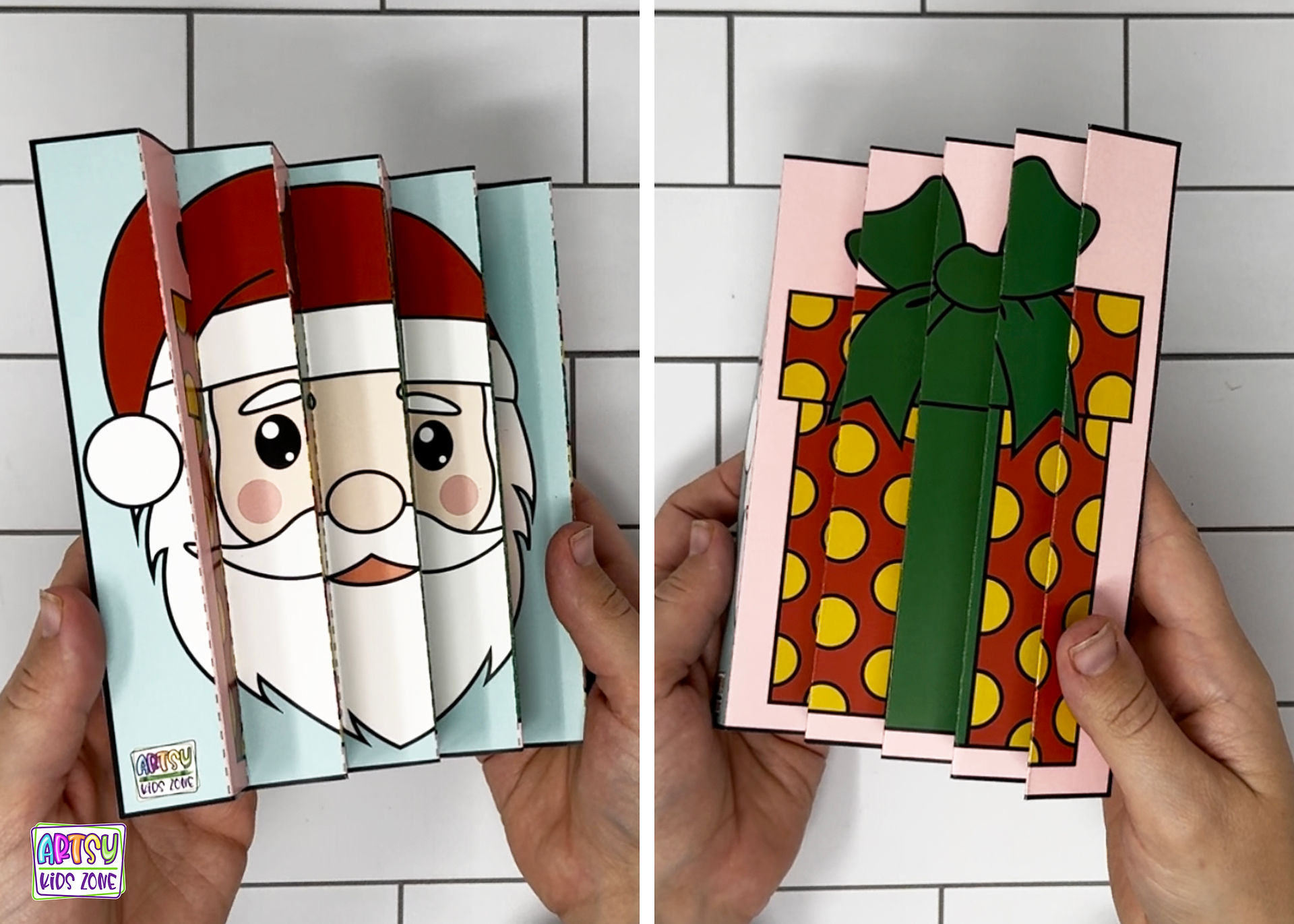 Optical Illusion craft for kids.