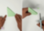 Use scissors of the rounded edges.