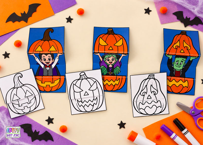 Set of three Surprise pumpkins.