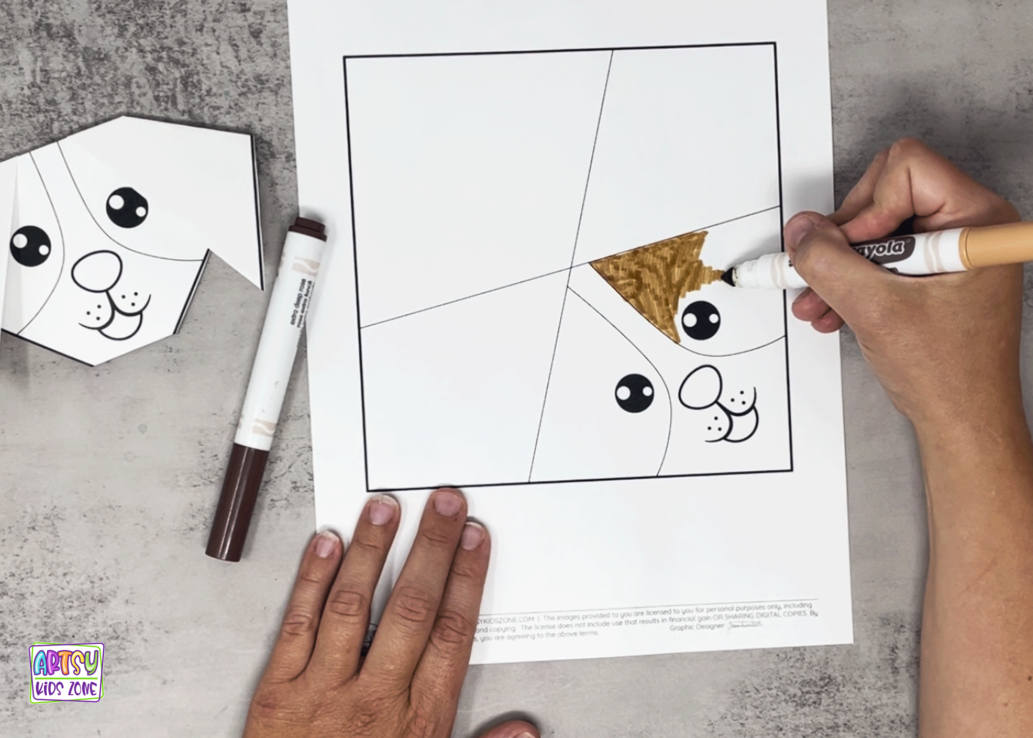 Origami Dog