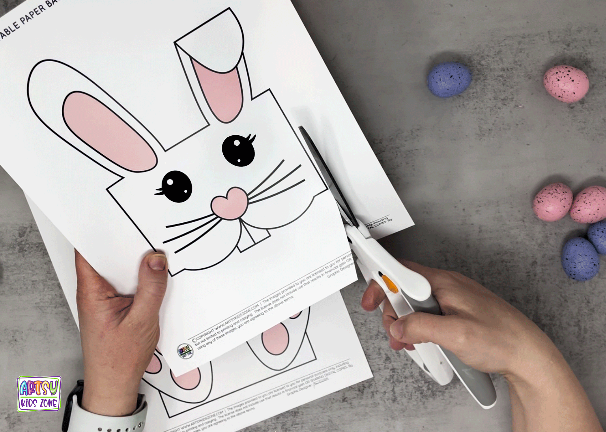 Printable Paper Bag Bunny Puppets - E42068 Dcd650660c334a638b060b1daa573789~mv2