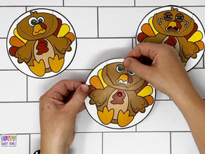 Turkey Emotions Spinner: A Thanksgiving Craft For Kids