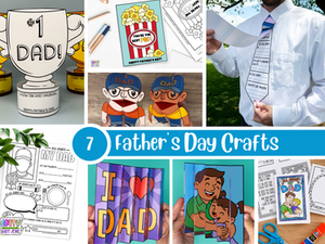 7 Father's Day crafts for kids.