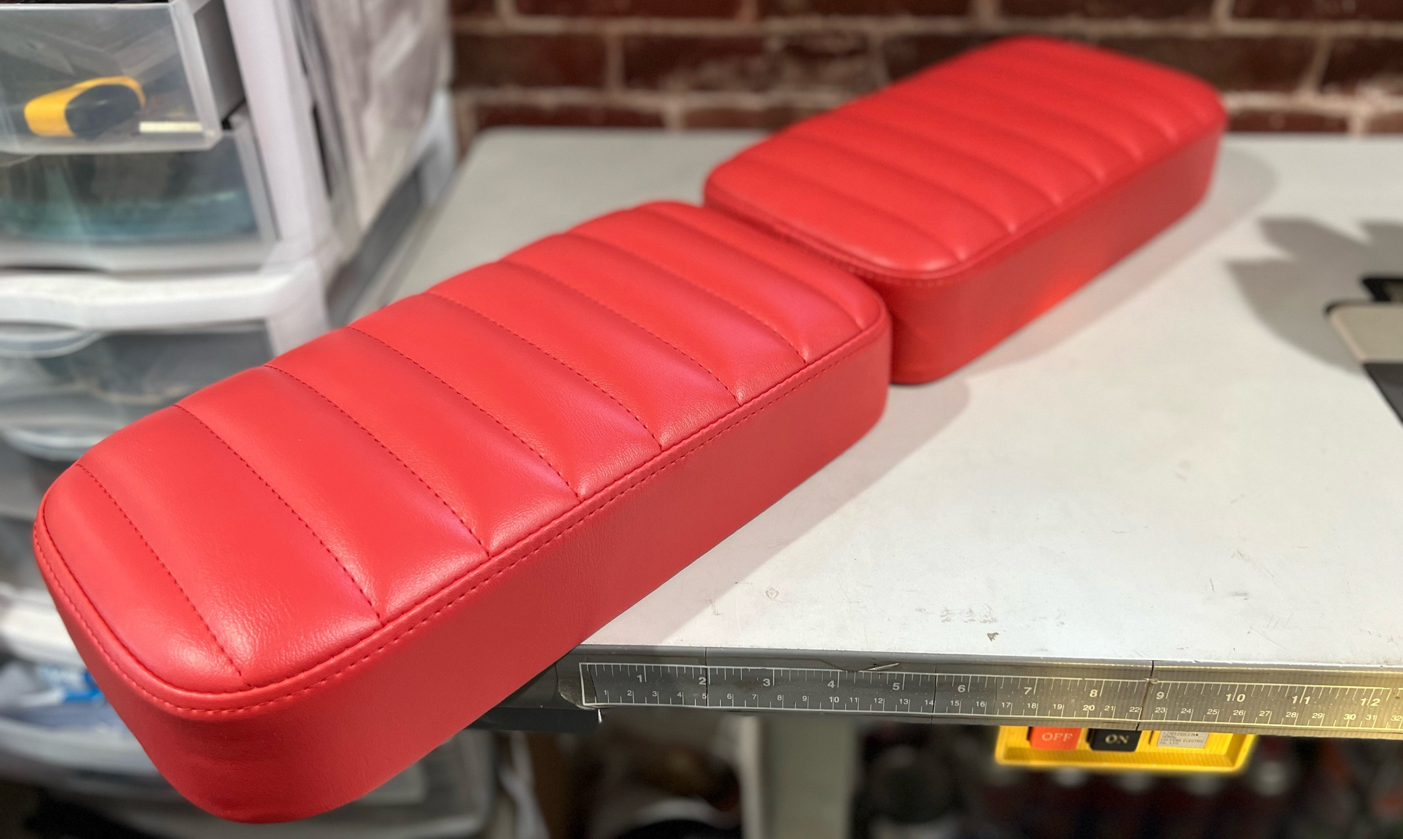 Two Piece Seat For Rad Power Radwagon Oc Cafe Racer Two Piece Seat For Rad Power Radwagon Oc Cafe Racer