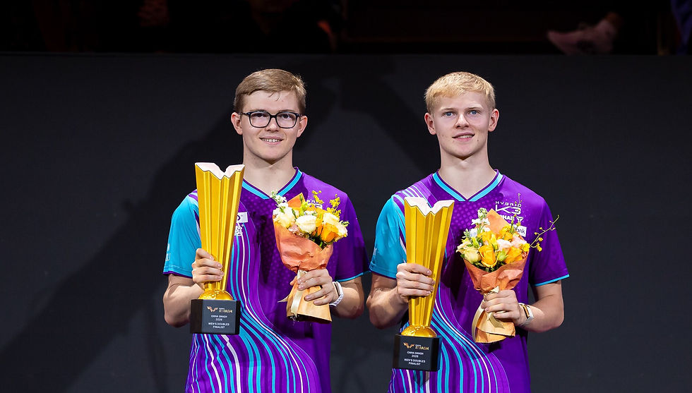 Alexis et Félix Lebrun médaillés d’argent au China Smash 2026