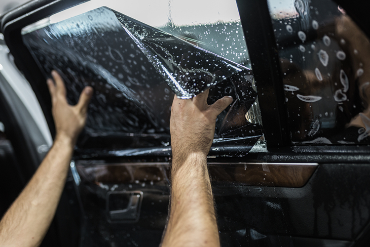 Window tinting service