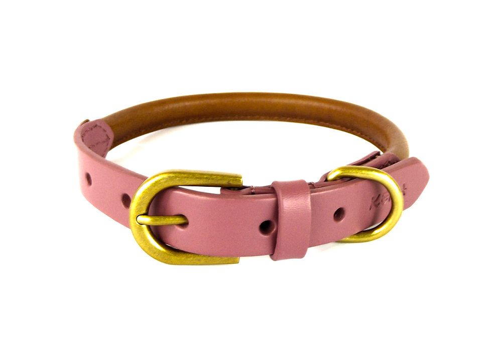 Thumbnail: Kera Tan Rolled Leather Set